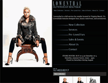 Tablet Screenshot of lowenthals.com